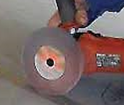 unmounted flap wheel application